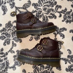 Dr. Martens Dark Brown Leather Boots
